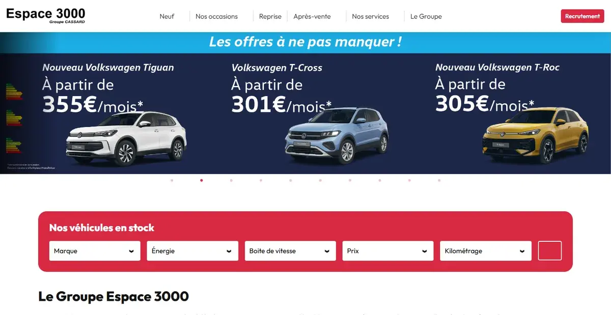 Site Espace 3000